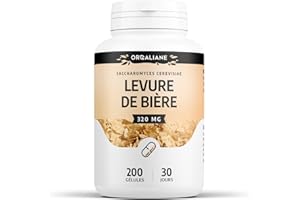 FRANCE HERBORISTERIE GELULES LEVURE DE BIERE 200 gélules dosées à 320 mg.