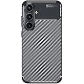 Coverzone Samsung Galaxy S24 FE İle Uyumlu Silikon Kılıf TPU Negro Ultra Slim Fit Karbon Delux