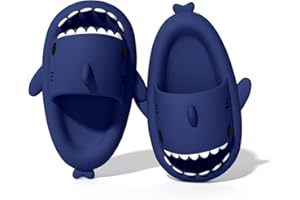 Hoomall Pantoufles De Requin Adulte Été Femme Homme Enfant Shark Cloud Slippers Claquettes Antidérapante Open Toe Slides Chaussures De Piscine Plage Chaussons De Bain Douche Maison