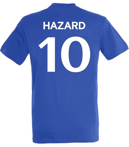 Chelsea FC 2016 2017 10 Eden Hazard Home Football Soccer Jersey In