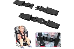 DUOCIYUAN Abschnallschutz Kindersitz, 2 Stück Autositz Brustgurt Clip Gurtsicherung Kindersitz für Max 5 cm Gurtband Kindersicherheitsgurt Schnalle Gurt für Autositze Kinderwagen Kinderhochstühle