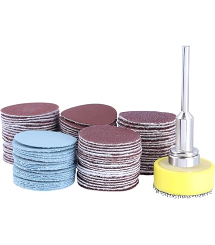 10x Gummi Schleiftrommel Set - 6,35/12,7 Mm Für Dremel & Schleifarbeiten