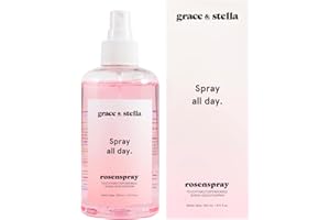 ‎GRACE & STELLA Grace & Stella Rose Water Spray, Award Winning Rose Water Facial Toner, Skin Soothing Rose Water Spray Face, Rose Water Toner, Pure Rose Water, Vegan Skincare Toner Face [240 ml]