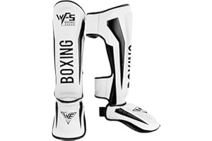 Alexchemia Niños/Adulto espinilleras Kick Boxing espinilleras,Muay Thai espinillera–Shin Instep Protection para Kickboxing,Training,Sparring,Boxing Gear y Artes Marciales,amortiguamiento,5 Colores