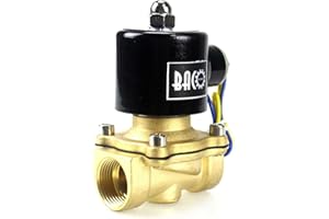 BACOENG AC230V 3/4" Messing Elektrisches Magnetventil Wasser NC(1/4" 1/2" 1")