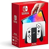 Nintendo Switch (OLED model) with White Joy-Con