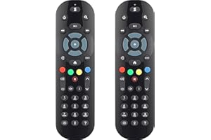 GVIRTUE 【Pack of 2】Replacement Remote Control Compatible with All Sky Q Box, Sky Q TV Box, SKY Q Mini Box and Silver Box (Non-Touch, No Voice Control)
