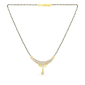 Diamonds 22KT Yellow Gold Mangalsutra 