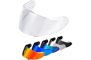 PSLER Helmet Visor for Neotec 2- Tinted Visor for Shoei Neotec 2 CNS-3 Motorbike UV Protection Face Shield Replacement Accessories(Transparent)