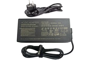 HSXIRQA 200W Cargador para ASUS TUF Dash F15 F17 A15 A17 FX507 FA507 FX517 FA506 FX506 FX516 FX706H FA706Q FA707RC FA707RE ROG Strix G G15 G16 G17 GA503 G731G G513 G713 Zenbook UX7602 UX6404 Portatil