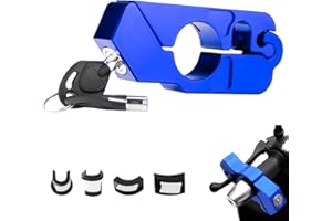 TONGBOKE The Blue Motorcycle Lock is Universal, The Handle Lock Anti-Theft Lock is Strong and Reliable, and is Suitable for Motorcycles and Electric Vehicles (Blue)