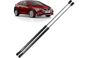 BIAREN 2x Rear Tailgate Boot Gas Struts For Honda Civic Mk9 IX Hatchback FK 2012-2015 Lift Support System 465 (N) 597 MM 74820TV0E011M1 74820TV0E111M1