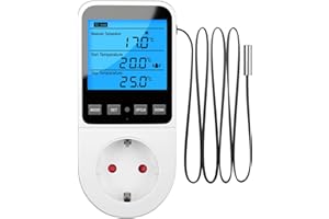 INKBIRDPLUS Temperaturregler mit Timer und Sonde für Gewächshaus Mit DE