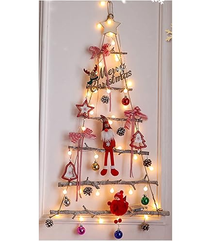 Dekaim Crochet 60 Pcs Mini-Usages Métal S Forme Crochets Porte-Arbre De Noël Décoration(Rouge