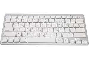 ‎CCYLEZ CCYLEZ 78 Tasten Kabellose Tastaturen für Arabische Tastatur Deutsche Tastatur Französische Tastatur Spanische Tastatur Portugiesische Tastatur Koreanische Tastatur Italienische Tastatur(Koreanisch)