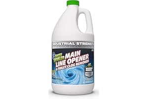 Green Gobbler Ultimate Main Drain Opener - Tub, Sink & Drain Unblocker - Liquid Toilet Drain Cleaner & Hair Clog Remover Formula - 1.9L