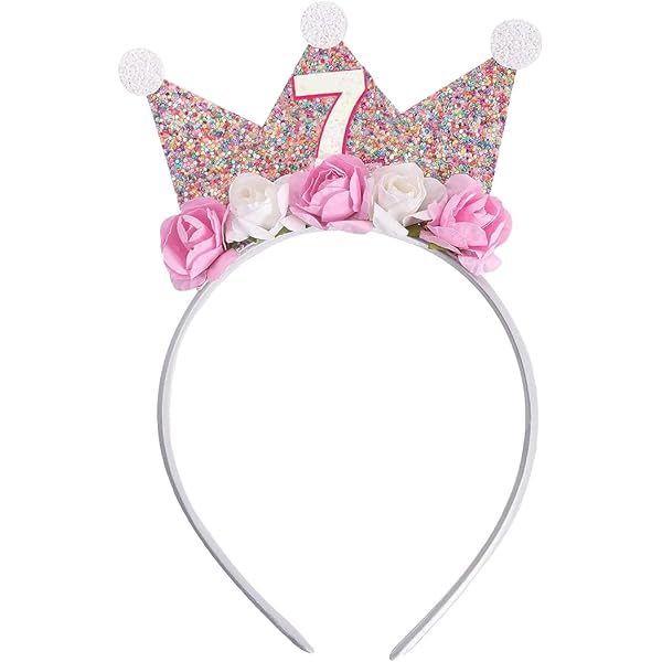 Geburtstag Schärpe & Tiara Set - Glitzer Krone Für Das Geburtstagsmädchen