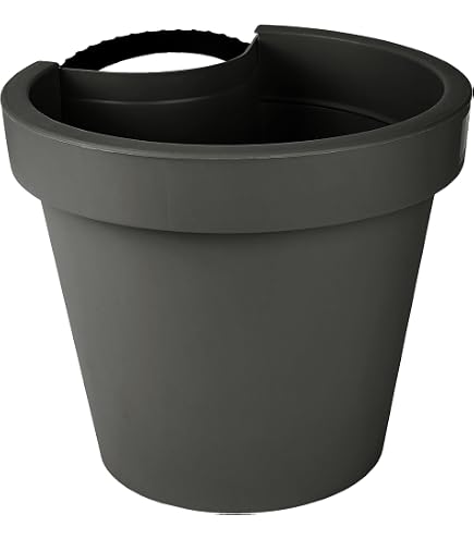 Elho Corsica Regenrohr-Pflanzgefäß – 24 Cm, Sweet Raspberry, Für Regenrinnenrohre 68-120 Mm Durchmesser