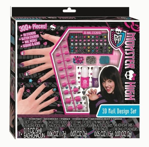 Preisvergleich Produktbild idee+spiel 200-87074 Monster High - 3D-Nagelset
