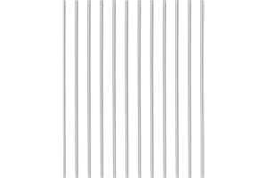 CoCud Redondo Acero Varilla, 1.7mm Diámetro 100mm Longitud, Alta Velocidad Acero Barra Troquel Artesanal DIY Herramienta - (Aplicaciones: para Taladro Tornos), 10-uds