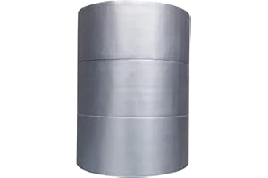 SIMON&ISAAC Gewebeklebeband Panzerband Panzertape wasserfest für Innen und außen 20 m x 50 mm x 3 Rollen Dicke 0,25mm Duct Tape handreißbar für Markieren,Abdichten, Bündeln(Silber)