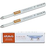 AffyBulb 2 * 6W Lampade di Ricambio per Lampada antizanzare/zanzariera elettrica - 9in T5 BL368 Tubi UV