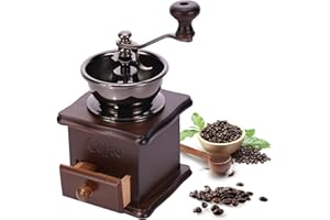 OTAIVE Manual Coffee Grinder Adjustable Coarseness Coffee Mill Grinder,Manual Coffee Bean Grinder,Coffee Bean Grinder Vintage Portable Handheld Coffee Grinder forHome,Office,Travelling