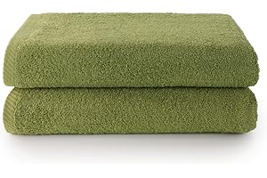 Top Towel - Juego de 2 toallas de baño o ducha - Toallas baño - 100% Algodón - 400g/m2 - Medida 70x140cms