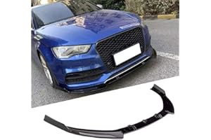 KJGE Auto Spoiler Frontali Paraurti Anteriore Splitter Labbro Inferiore Per AUDI A3 S3 8V 2014 2015 2016 | Parti aerodinamiche Esterne per Auto
