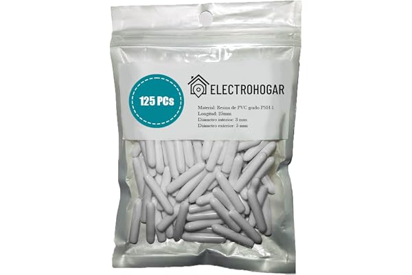 ELECTROHOGAR 125 Täcklock för Diskmaskin, Vit | PVC-material, Enkel montering utan lim, Kompatibla med alla diskmaskiner