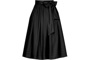 Generiskt Dirndl-förkläde dam oktoberfest midi traditionell jacquard förkläde för Dirndl kostymförkläde basic traditionell enkel vård perfekt för dräkter festligheter för ölfester