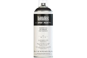 Liquitex Professional Peinture acrylique Aérosol 400 ml Noir transparent