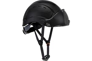 UNINOVA Elmetto Antinfortunistica Ventilato E Regolabile, Casco Da Lavoro Casco Di Protezione Casco Per Cantiere Con Euroslot Laterali Per Dispositivi Di Protezione Dell´Udito A Cuffia