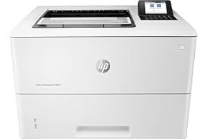 HP LaserJet Enterprise M507dn 1PV87A, Stampante a Singola Funzione A4, Stampa Fronte e Retro Automatica in b/n, 50 ppm, USB, Gigabit Ethernet, HP Smart, Schermo LCD da 6,9 cm, Bianca