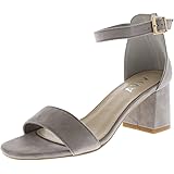 Viva Femmes Sandale Coupé Bout Ouvert A Peine là Bride A La Cheville Talons