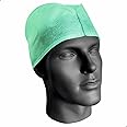 Filtra® Disposable Doctor's Cap | Men's Disposable Cap | Surgeon Cap | Nonwoven Cap | Elasticated Back | Machine Made | Box of 100 Caps (Green)