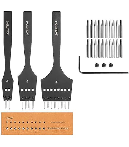 Oriental Riverkit 11pcs DIY Lederhandwerk Handwerk  Produktbild-Vorschau 6