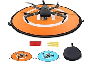 Anevios Pista de Aterrizaje para Drones 55cm Universal Doble Cara Plegable Drone Launchpad para DJI Mini 2/Mini 3 Pro/Air 2S/FPV/Mavic Air 2/Mavic 3/Holy Stone/RC Drones/Helicópteros etc