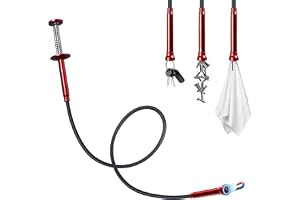 Magnetiskt plockverktyg Med fjädrande handtag och flexibel gripare