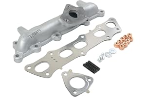 TBVPARTS Collector Of Exhaust 18100RMAE00 More Set Gasket 18100RBDE11 Made Of Iron Ductile 04180RBD305 Compatible For Civic Accord 2.2 Ctdi 04180RSR305