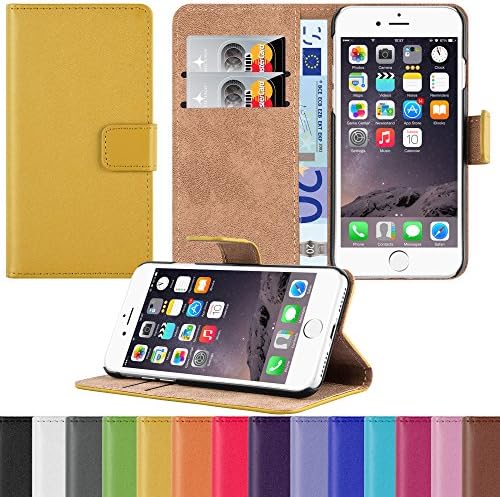 HANDYPELLE® Wallet Case for Apple iPhone 7 Plus / 8 Plus (5,5" / 14cm) in Yellow