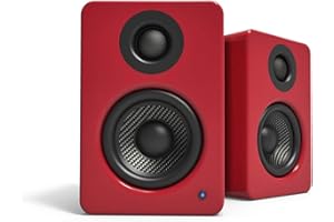 Kanto Enceintes PC YU2 de Bureau (Rouge Brillant)