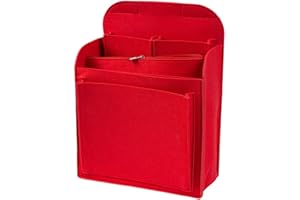 luxdag Rucksack Organizer aus Filz für Fjällräven Kanken 13L & 16L (Farbe & Größe wählbar) - Taschenorganizer für Rucksäcke mit herausnehmbarer Reißverschlusstasche für 13 Zoll Notebook