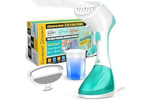 HAIMIANBAOBAO Clothes Steamer, 20s Fast Heat-Up Handheld Clothes Steamer, 1300W Garment Steamer Clothing with 260ML Large Capacity Water Tank, Portable Steamer for Home, Travel and Office Use