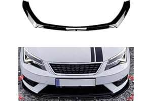 Bavien Parachoques Delantero alerón Divisor Lateral difusor protección Deflector Kit de carrocería,Compatible para Seat Leon MK3.5 2017-2020