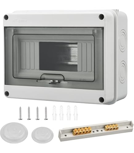Boîte à Fusibles Petit Distributeur 4 Modules 1 Rangée IP65 En Saillie | France