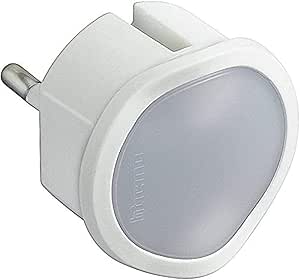 Electraline 58303 Torcia d'Emergenza Automatica con Funzione Luce di Cortesia, LED, Bianco