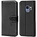Produktbild Conie Handyhülle für Samsung Galaxy S9 - Bookstyle- Klapp- Serie, Etui aus PU Leder, Galaxy S9 Booklet Flip Hülle Schwarz