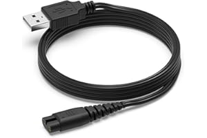 Hafiuege 5W USB A ladegerät Kabel für Hatteker Rasierer, 1.5M Netzteil Ladekabel kompatibel mit RFC-588 RFC-598 RFC-690 RFC-692 RFC-696 RSCX-7568, für Beard Trimmer, Epilierer, Bartschneider