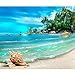 Produktbild 5D DIY Beach Diamond Painting Cross Stitch Craft Kit Wall Stickers for Living Room Decoration 12X16 inches